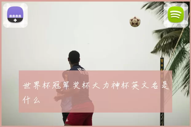 世界杯冠军奖杯大力神杯英文名是什么