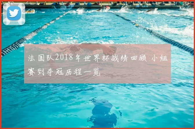 法国队2018年世界杯战绩回顾 小组赛到夺冠历程一览